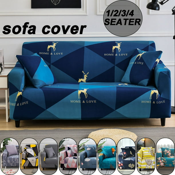 3D 1//2//3 Seater Stretch Sofa Cover Couch Lounge Recliner Slipcover Protector